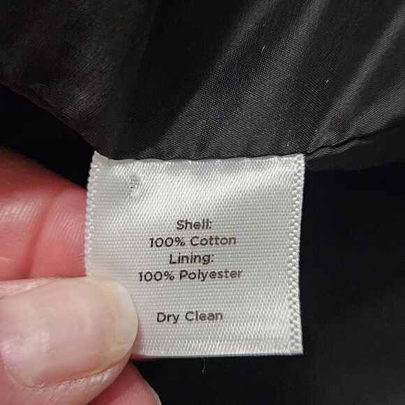Talbots black & white button up jacket sz 12 - Picture 7 of 7